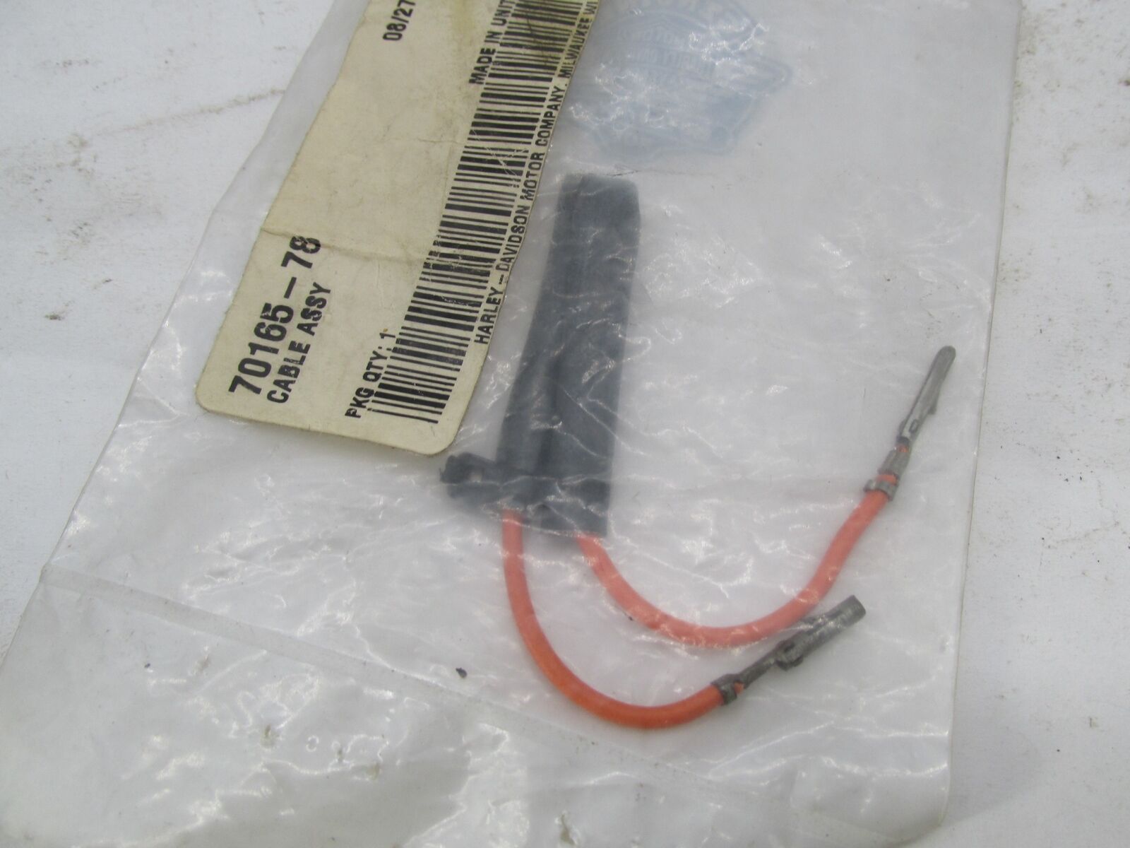 Harley-Davidson Genuine NOS Headlamp Cable Assembly 70165-78