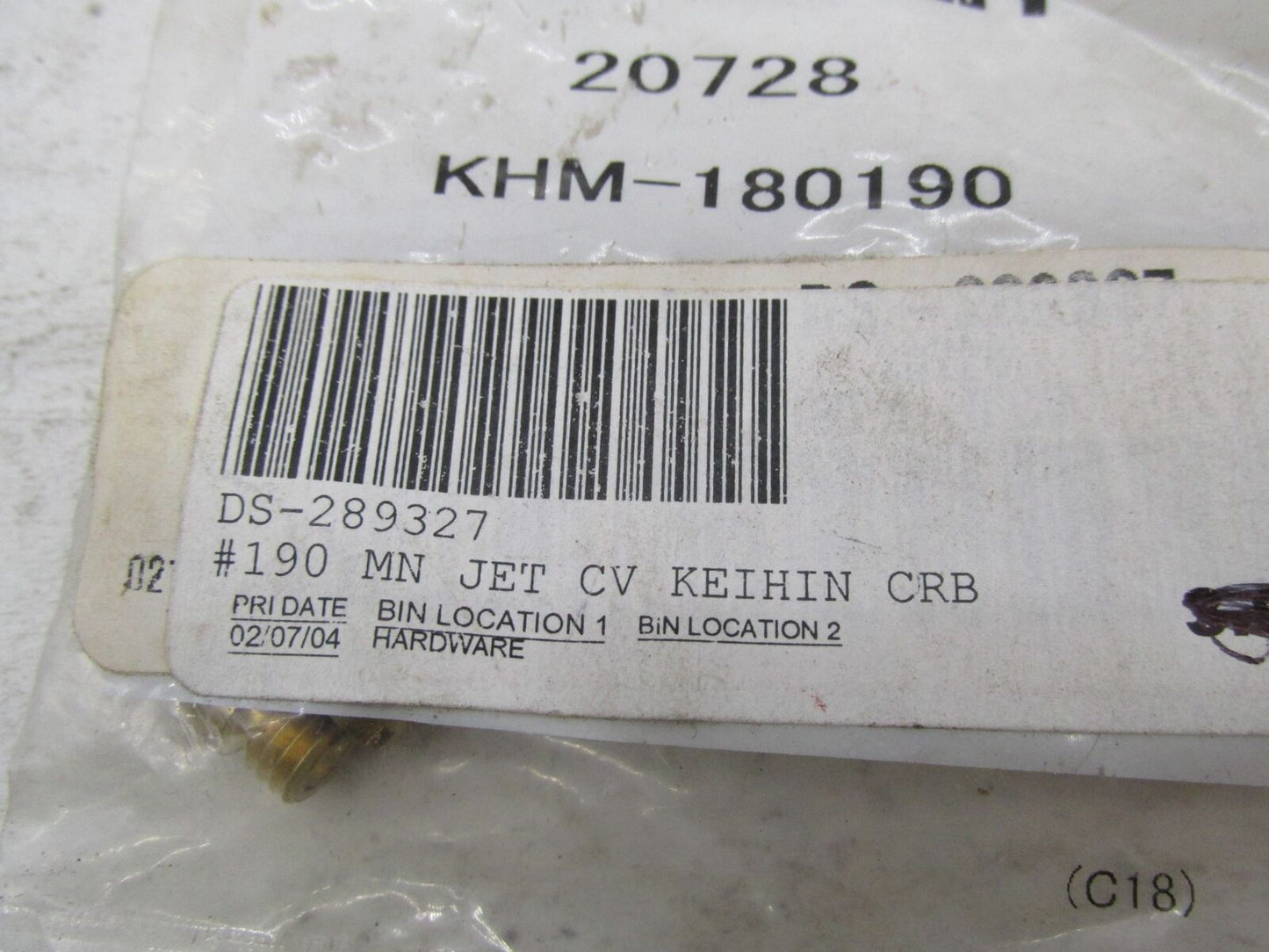 Pack of 5 Harley Davidson Keyster Keihin Carburetor #190 Main Jets 20728