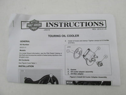 Harley-Davidson Genuine 103 Cubic Inch Oil Cooler Temperature Control 26155-11