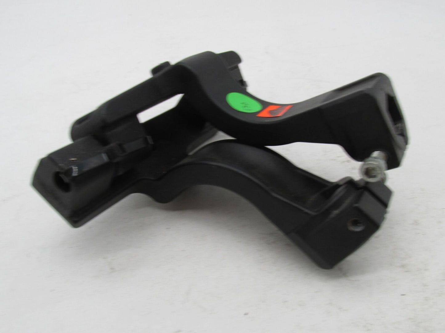 Harley 00-17 Softail Wrinkle Black Passenger Foot Floor Board Mount Brackets