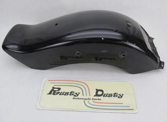 Universal Motorcycle 9.5" Wide Black Plastic ABS Rear Fender