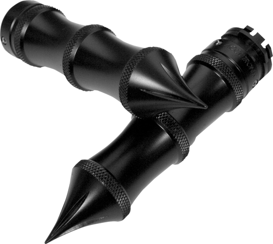 Accutronix Custom Grips — Tribal Black Cable GR100-LB