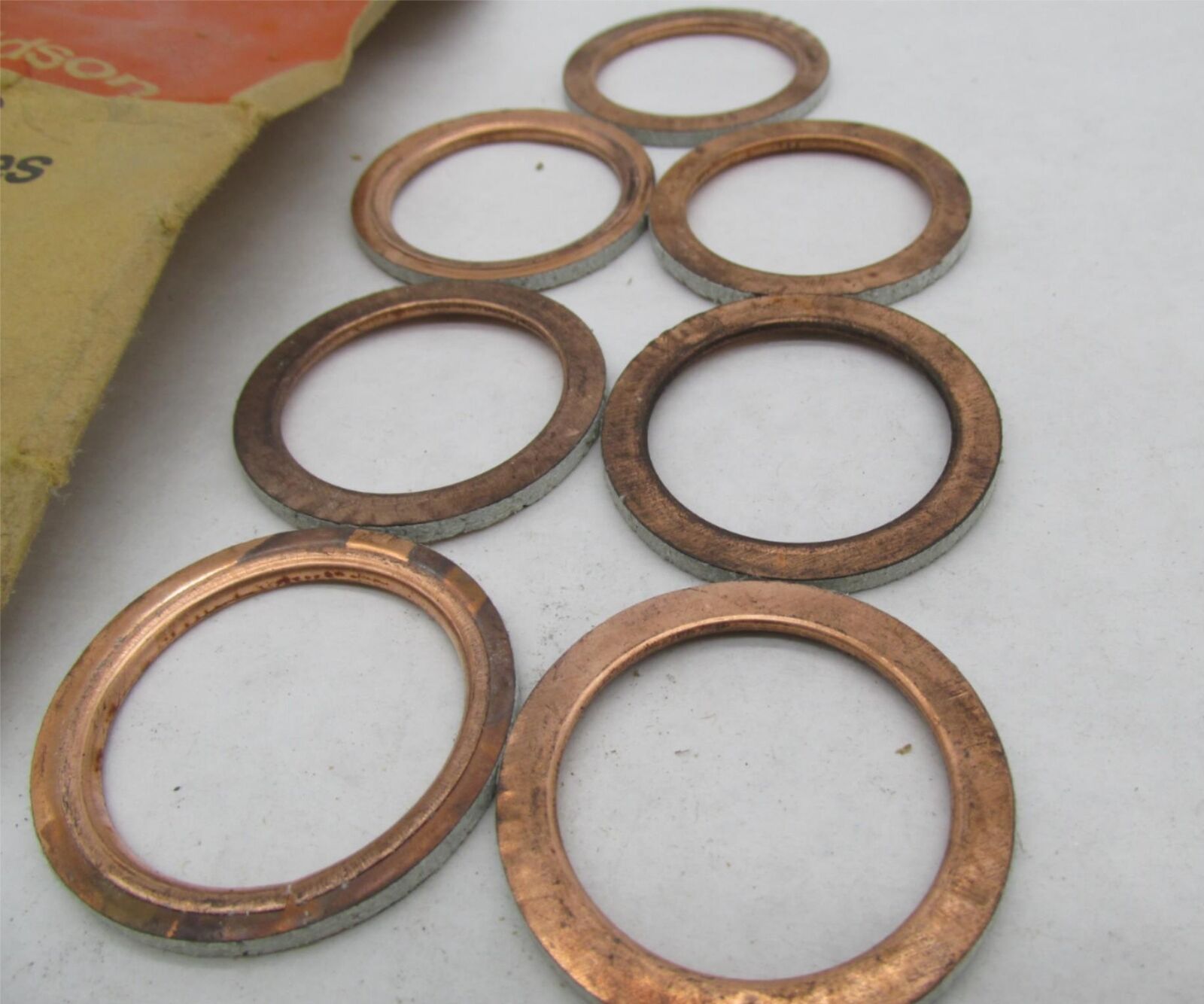 Lot of 7 Harley Davidson Genuine NOS Aermacchi Rapido Exhaust Gaskets 65833-68P