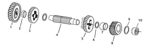 Andrews Countershaft 1st Gear(8) 251060
