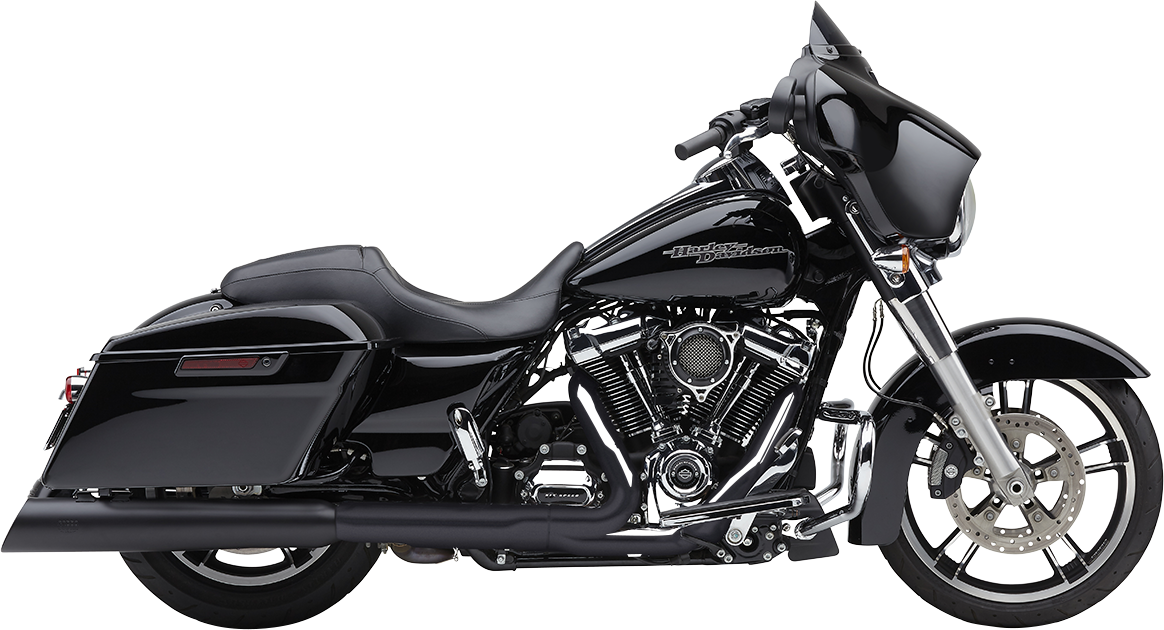 Cobra 4 1/2" Neighbor Haters Upper Cut Muffler Black 6289RB