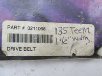 Victory Genuine NOS Motorcycle Drive Belt 1.5" Wide 135 Tooth Teeth 3211068