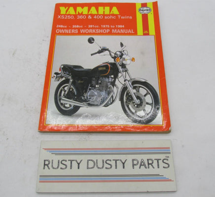 Haynes Yamaha XS250, 360 & 400 SOHC Twins Owners Workshop Manual