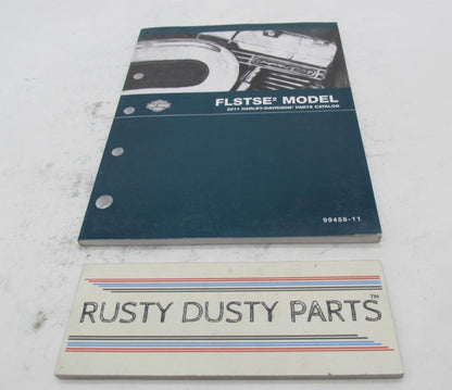 Harley-Davidson Official Factory 2011 FLSTSE² Model Parts Catalog 99458-11