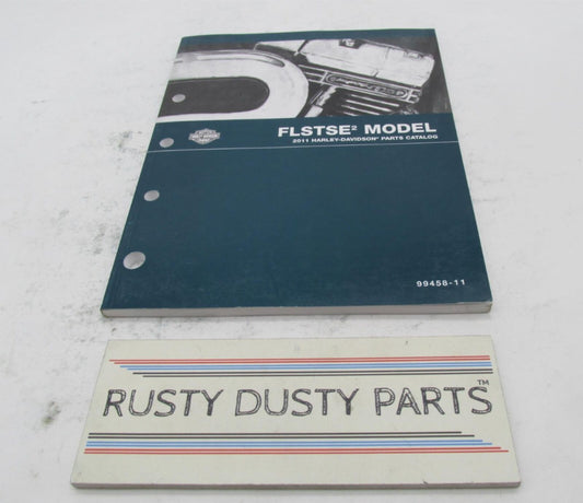 Harley-Davidson Official Factory 2011 FLSTSE² Model Parts Catalog 99458-11