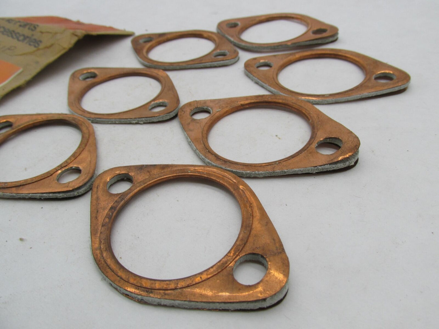 Lot of 7 Harley-Davidson Genuine Aermacchi NOS Exhaust Pipe Gaskets 65831-61P