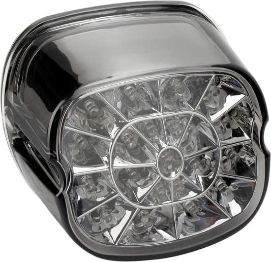 Drag Specialties Web LED Taillight Lens Bottom Taillight - Smoke 2010-0745