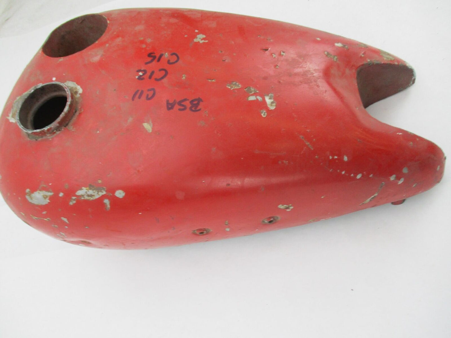 Vintage BSA C11 C12 C15 Red Fuel Petrol Gas Tank