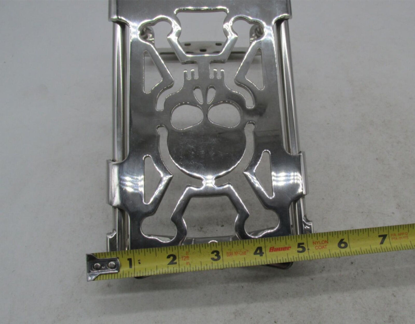 Harley Davidson Chrome 86- 07 Chrome Skull Luggage Rack