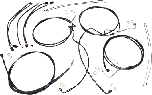 Magnum XR Stainless DOT Handlebar Installation Kits 12" - 14" 486411