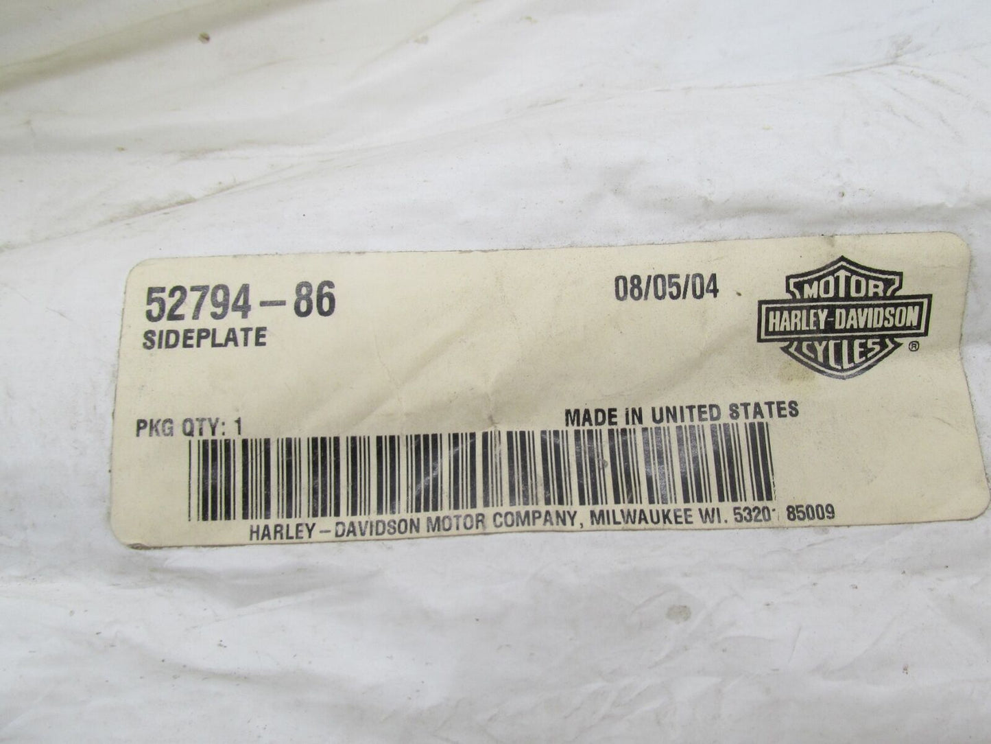 Harley Genuine NOS Chrome Luggage Rack Side Plate FLST, FLSTC 1986+  52794-86