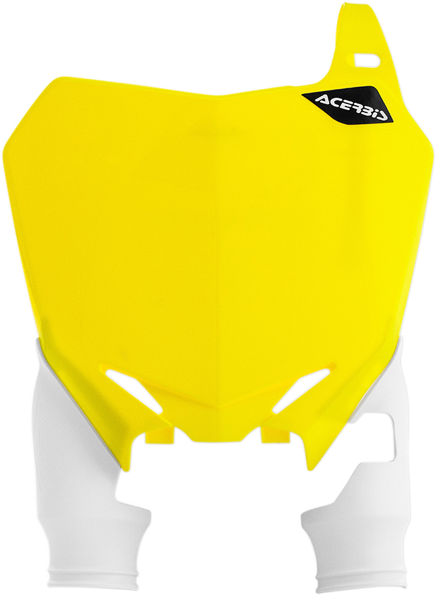 Acerbis Raptor Front Number Plate Yellow 2527390231