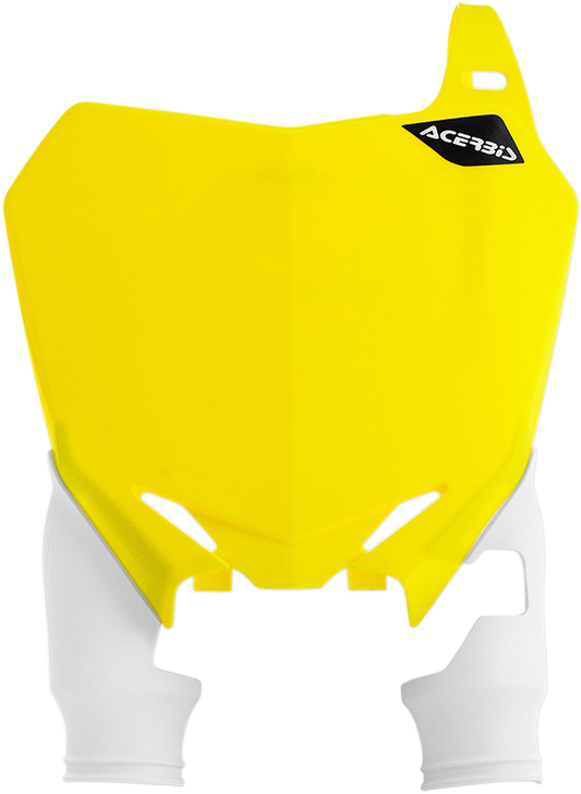 Acerbis Raptor Front Number Plate Yellow 2527390231