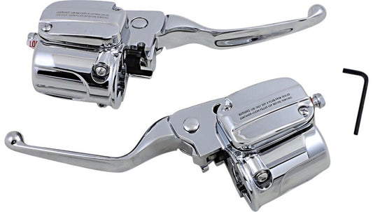 Drag Specialties Brake/Hydraulic Clutch Control Kit Chrome 0610-2186