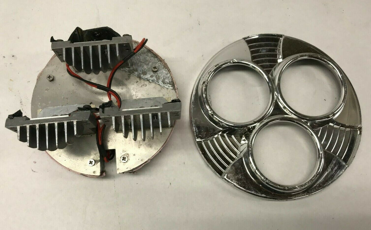 Harley Davidson Triple LED Beam Headlight Parts Aftermarket