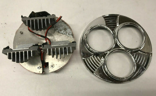 Harley Davidson Triple LED Beam Headlight Parts Aftermarket