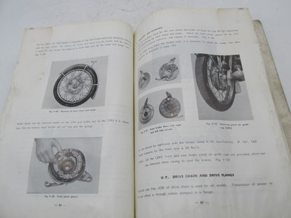 Genuine OEM Honda 125 150 Shop Service Repair Manual C92 CS92 CB92 C95