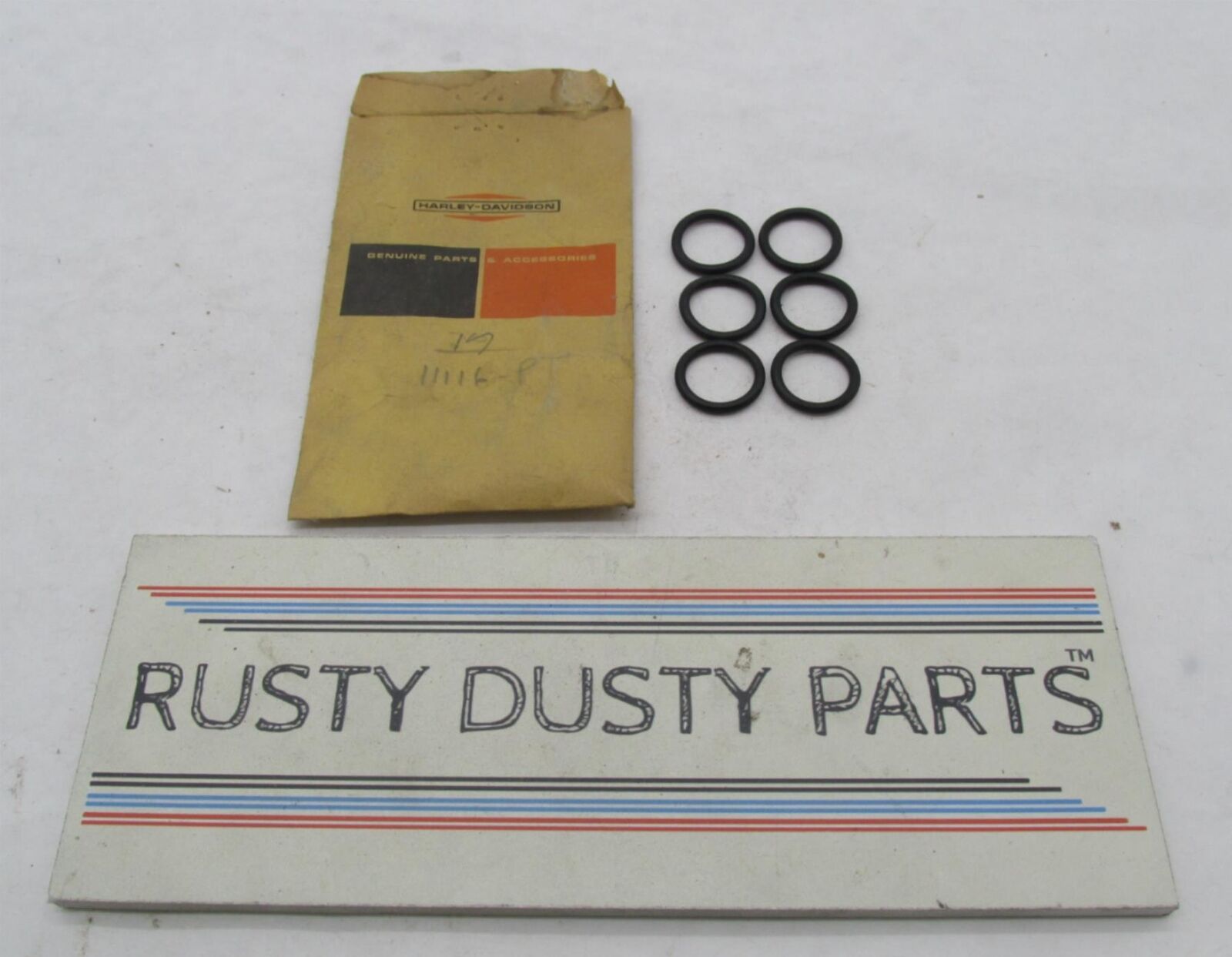 Lot of 6 Harley-Davidson Genuine NOS Aermacchi O-Rings 11116-P