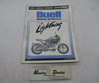 Buell Official Factory 1997 S1 Lightning Service Manual Supplement 99490-97YA