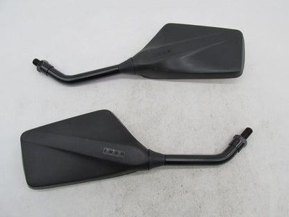 Emgo Universal Motorcycle 10MM Black Rear View Mirrors Trimline 20-97110