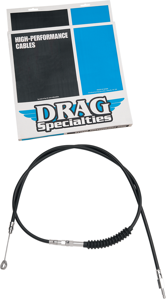 Drag Specialties Black Vinyl High Efficiency Clutch Cable 63 13/16in.