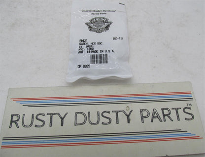 Lot of 10 Harley-Davidson Genuine NOS Hex Socket Screws 942