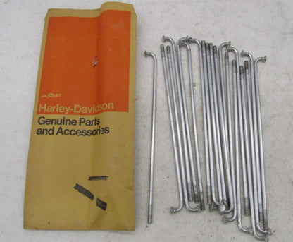 Lot of 19 Harley-Davidson Aermacchi Genuine NOS Wheel Spokes 43021-64PA