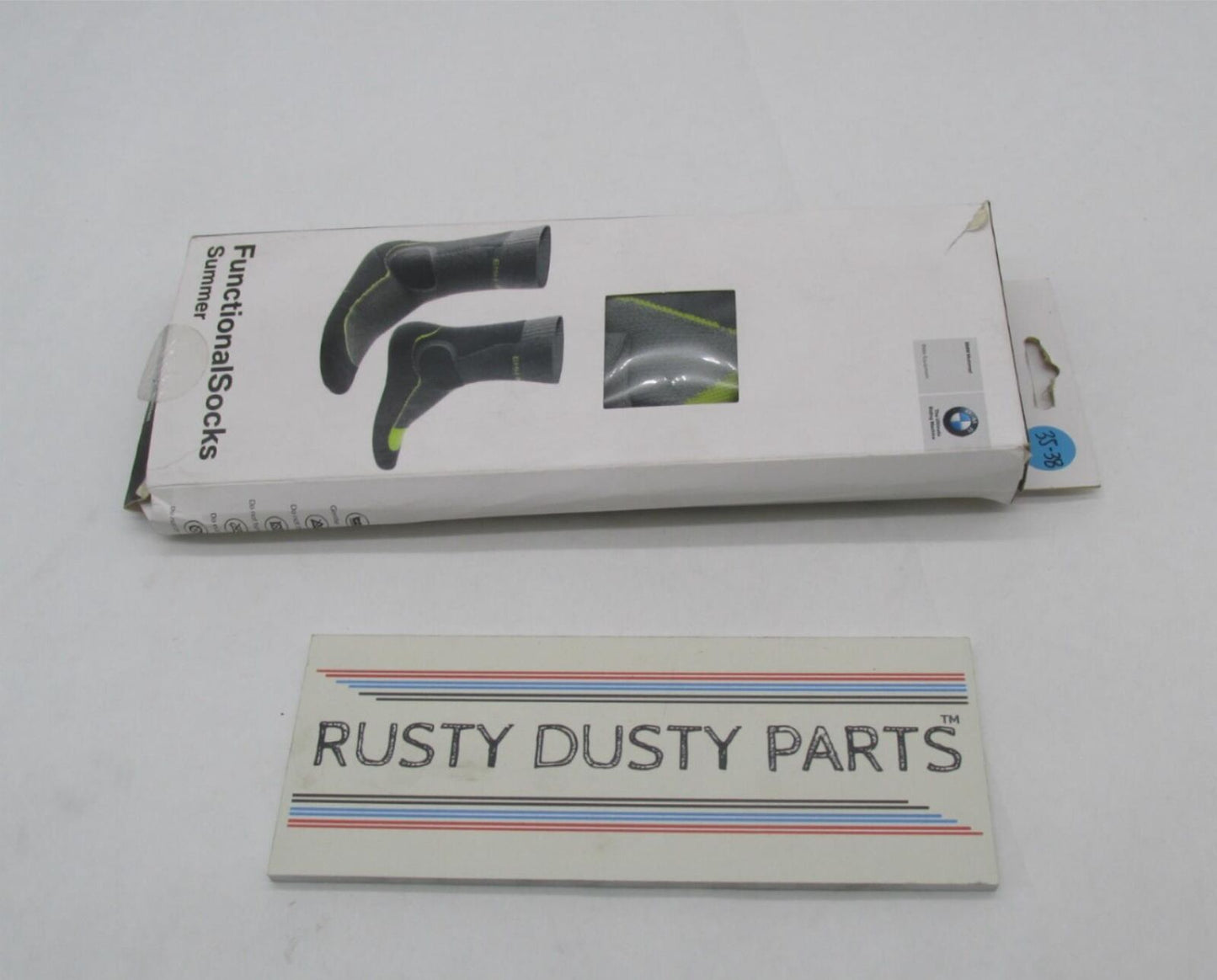 BMW Motorcycle Functional summer socks Mens Size 35-38 76 24 8 553 607