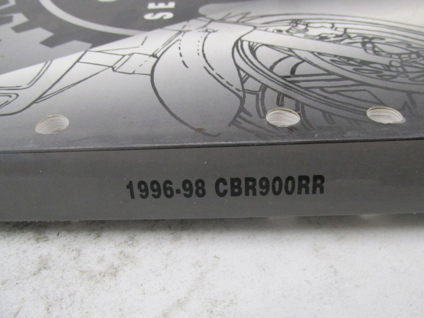 Honda Official Facotry 1996-1998 CBR900RR Service Manual Book