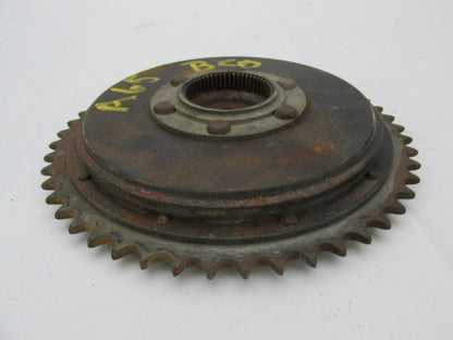 Vintage Original BSA A65 B50 Rear Wheel Drum Brake Plate and Sprocket