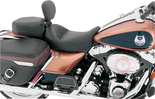 Mustang Wide Vintage Solo Seat with Driver Backrest 79600