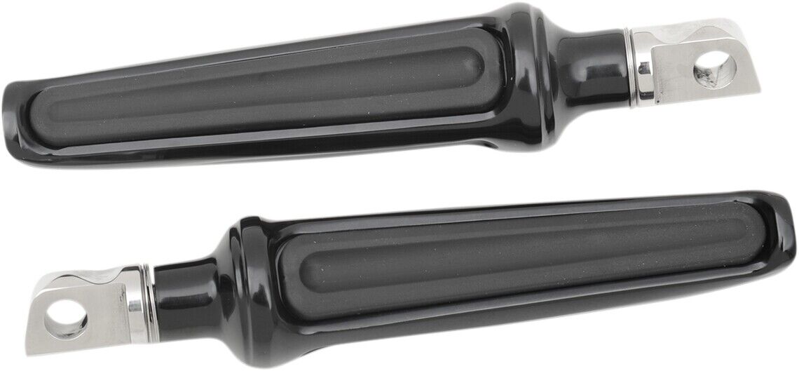 Performance Machine Contour Footpegs Black 0035-0065-B