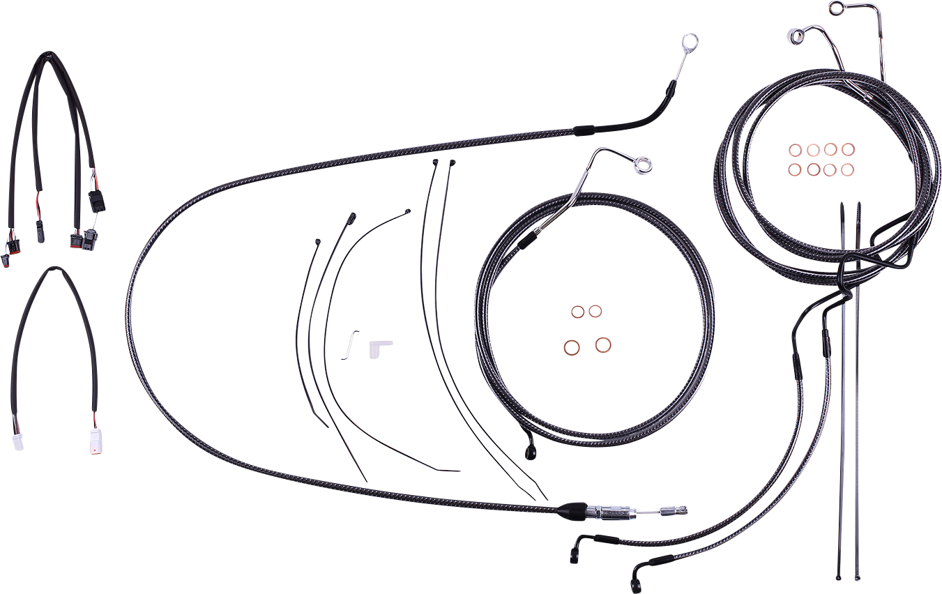 Magnum KARBONFIBR Designer Handlebar Installation Kit 7871191