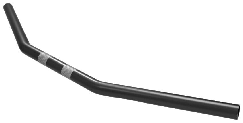 Khrome Werks 1in. Handlebar Standard Drag Bar (Dimpled) - Black 300802