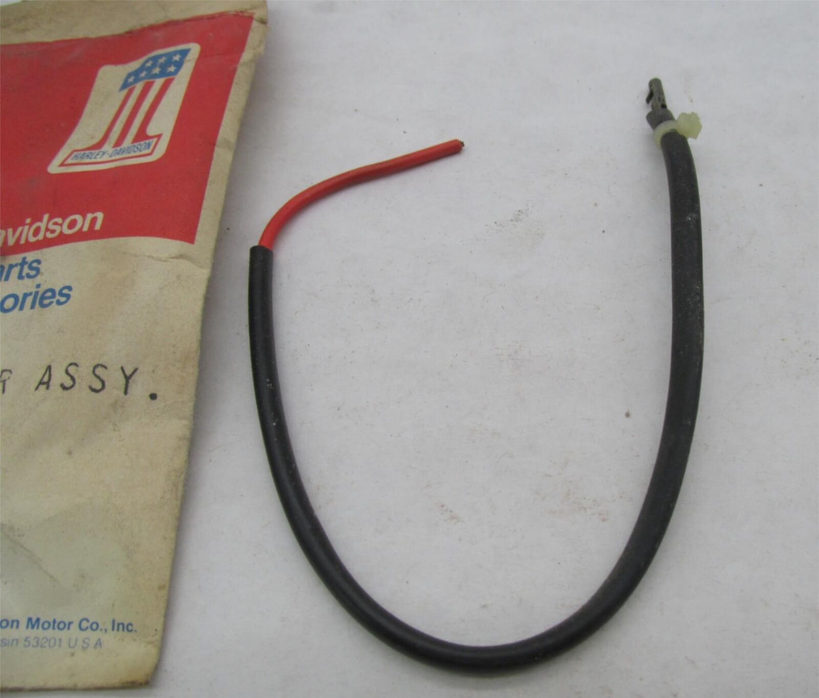 Harley Davidson Genuine NOS Vintage Clock Gauge Wiring Wire 75021-80