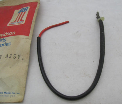 Harley Davidson Genuine NOS Vintage Clock Gauge Wiring Wire 75021-80