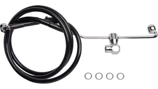 Drag Specialties Standard Length ABS Stainless Steel Brake Line Kits 1741-6339