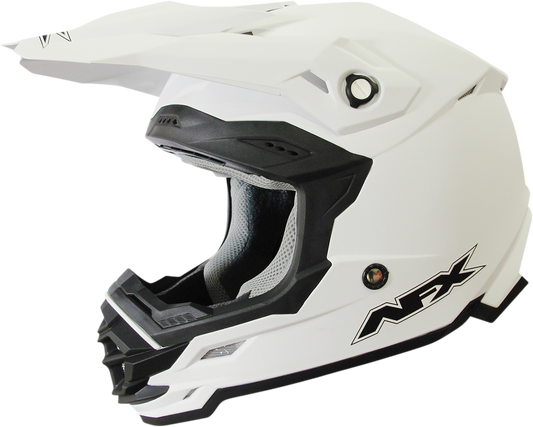 AFX FX-19R Solid Color Helmet Matte White Large 0110-7060