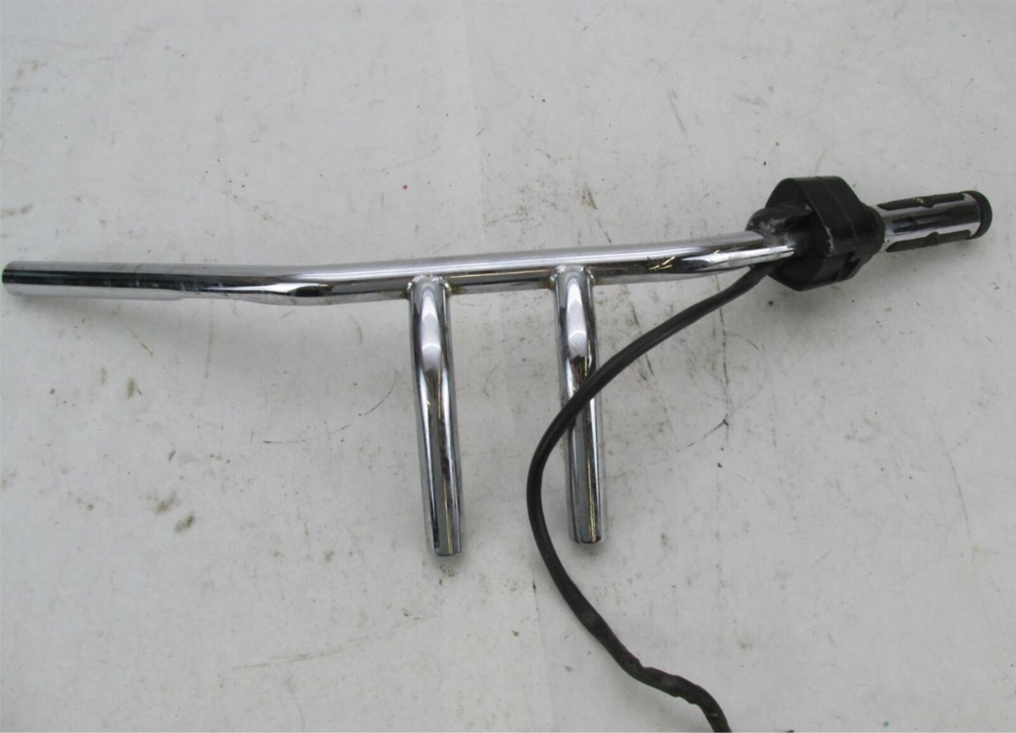 Harley Davidson Chrome 6" Rise Pullback T Bars Handlebar w/ Switch & Grip