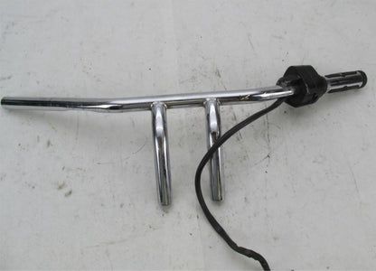 Harley Davidson Chrome 6" Rise Pullback T Bars Handlebar w/ Switch & Grip