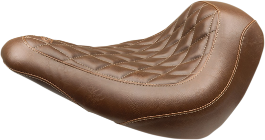 Mustang Wide Tripper Solo Seat Brown Diamond 83041