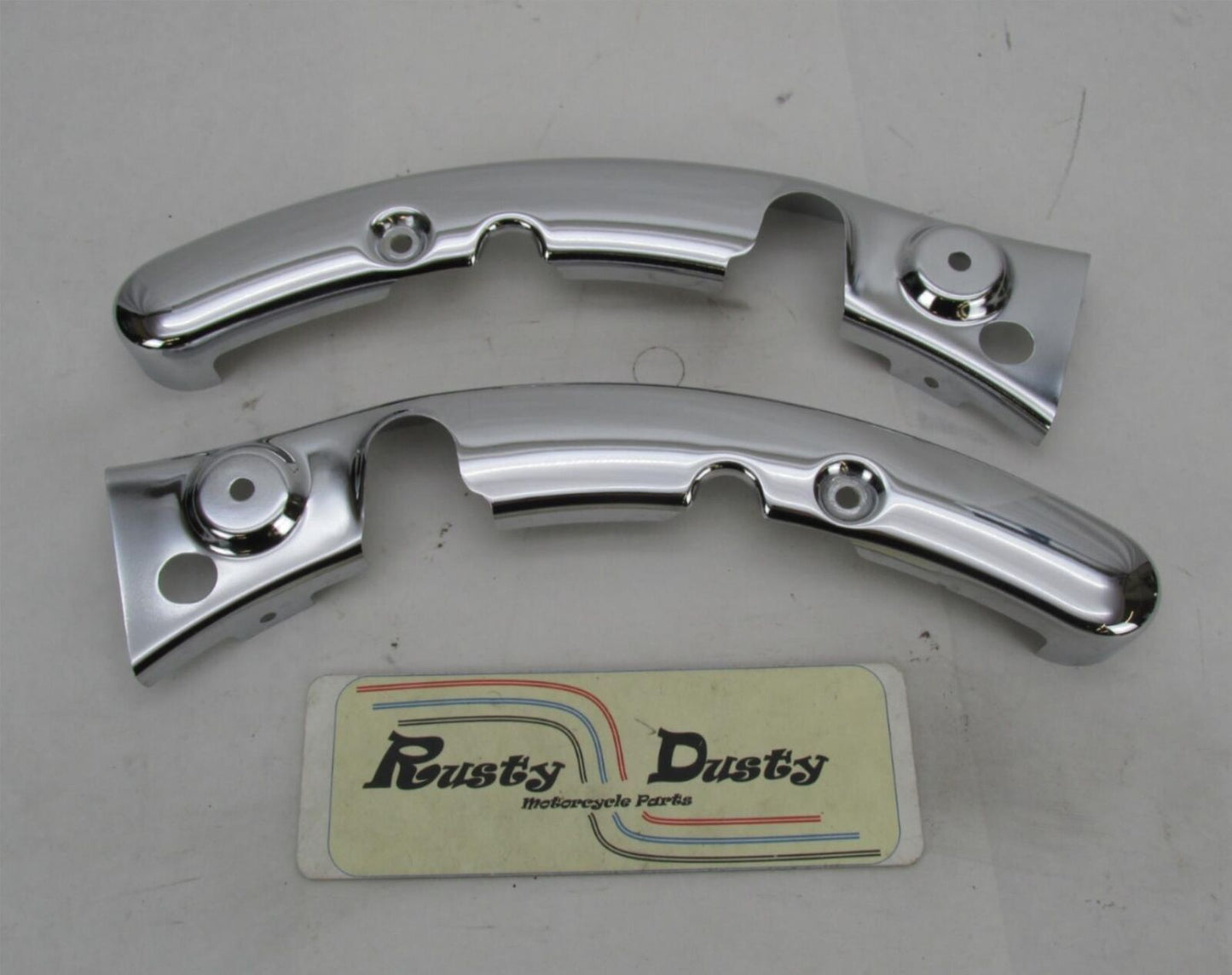 Pair of Harley Davidson 09-13 FLTCU Touring Chrome Fender Srtut Covers