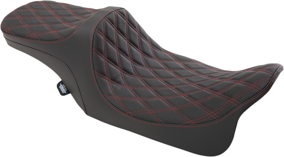 Drag Specialties Predator III 2 Up Seat Double Diamond 0801-1310