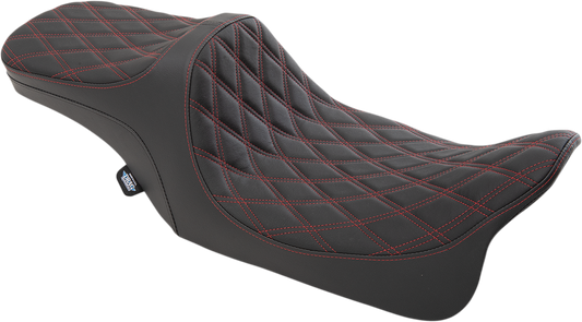 Drag Specialties Predator III 2 Up Seat Double Diamond 0801-1310