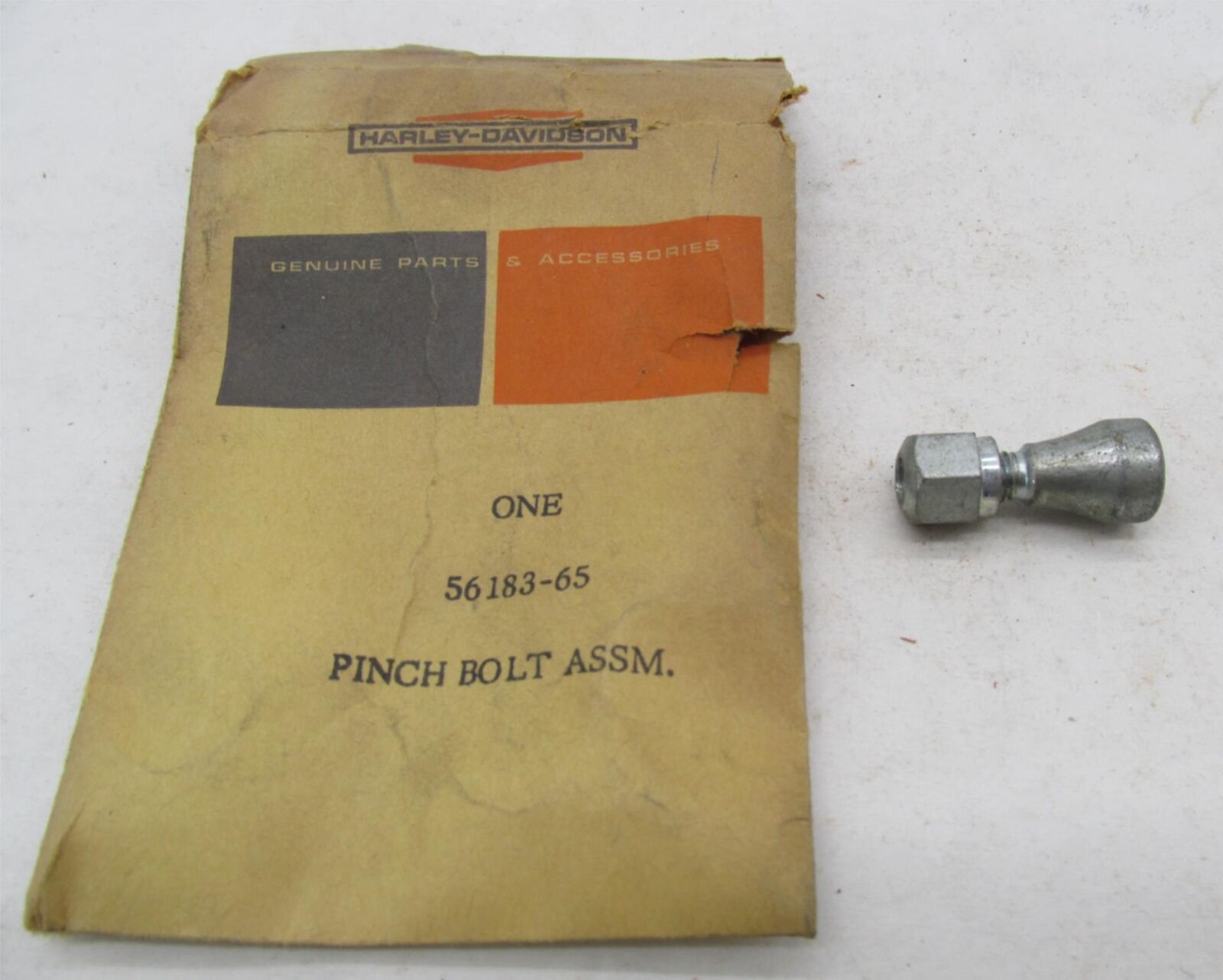 Harley-Davidson Genuine NOS Aermacchi Rapido Handlebar Pinch Bolt 56183-65