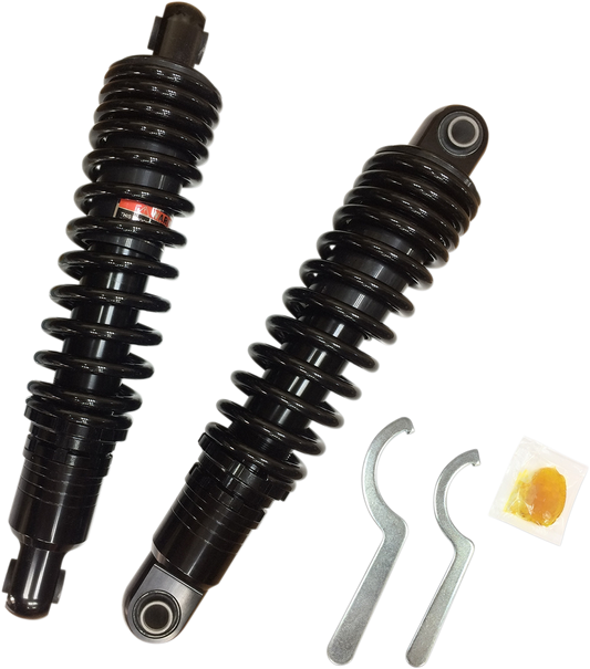 Drag Specialties Premium Ride-Height Adjustable Shocks 1310-1664 Black